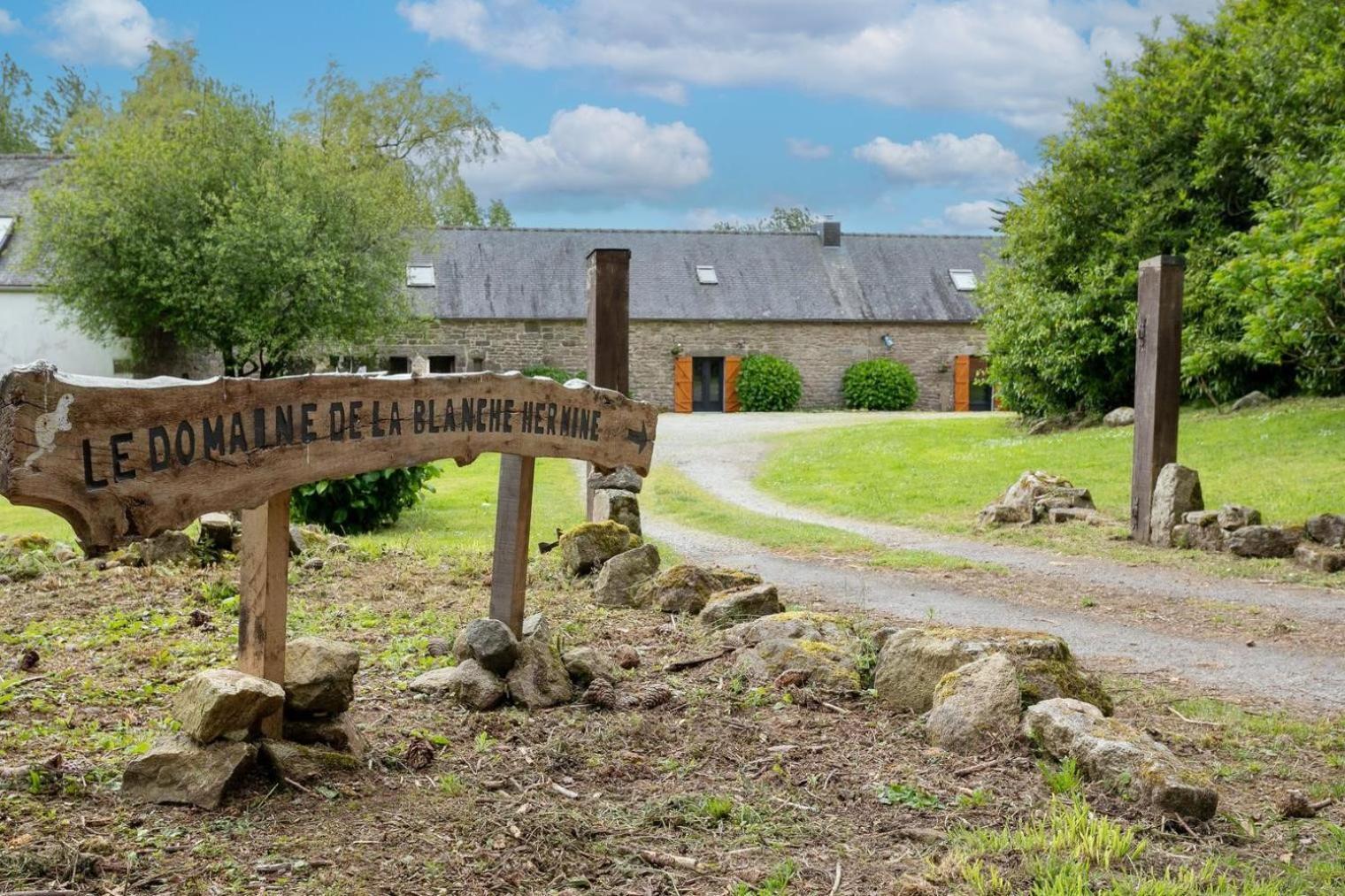 Domaine De La Blanche Hermine Plounerin Zewnętrze zdjęcie
